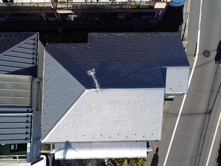 練馬区　K様邸屋根塗装工事