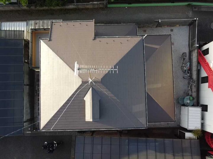 練馬区　H様邸　屋根塗装工事