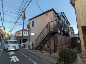 練馬区　アパート　外壁塗装工事／屋根塗装工事