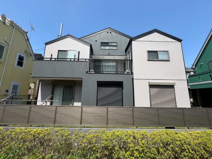 練馬区　H様邸　外壁塗装工事／ベランダ防水工事