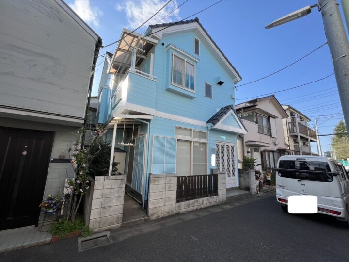 練馬区　H様邸　外壁塗装工事／ベランダ防水工事