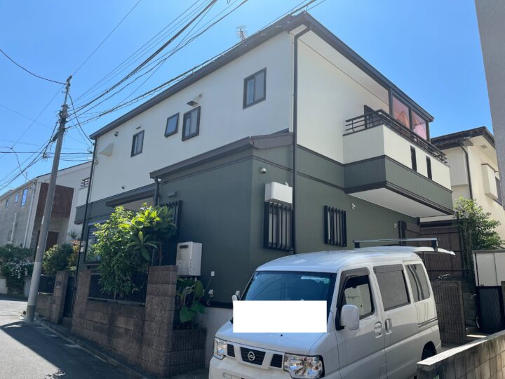 練馬区 K様邸 外壁塗装工事/ベランダ防水工事