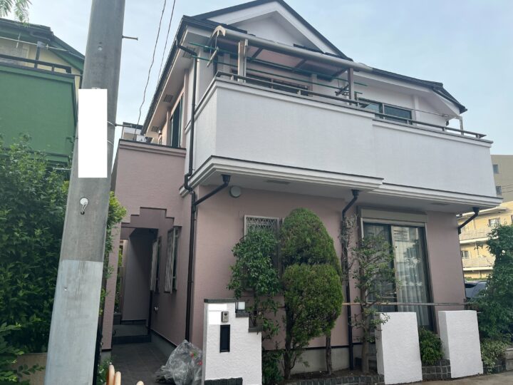 練馬区　Ｗ様邸　外壁塗装工事/ベランダ防水工事