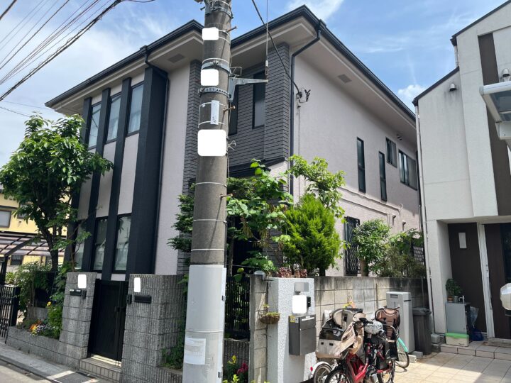 練馬区　О様邸　外壁塗装工事