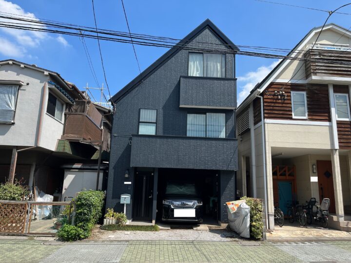 練馬区　H様邸　外壁塗装工事