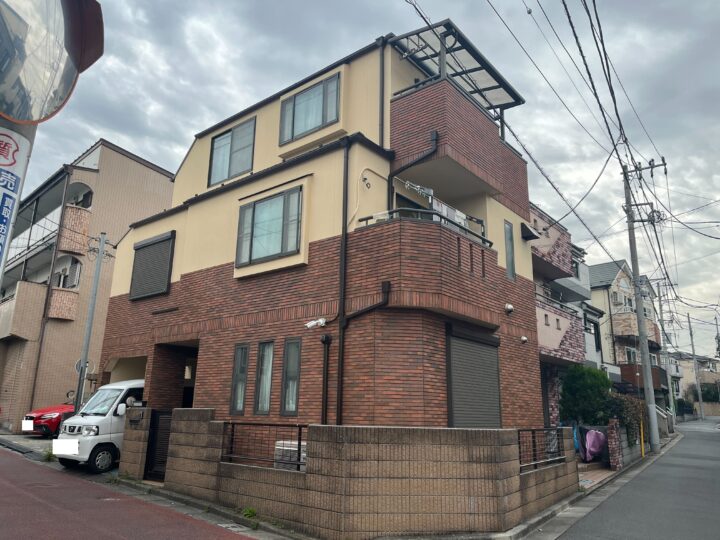 練馬区　S様邸　外壁塗装工事/ベランダ防水工事
