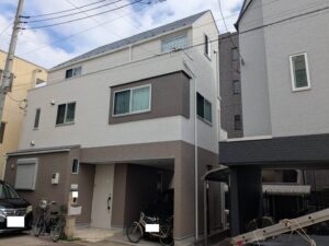 板橋区　I様邸　外壁塗装工事/ベランダ防水工事