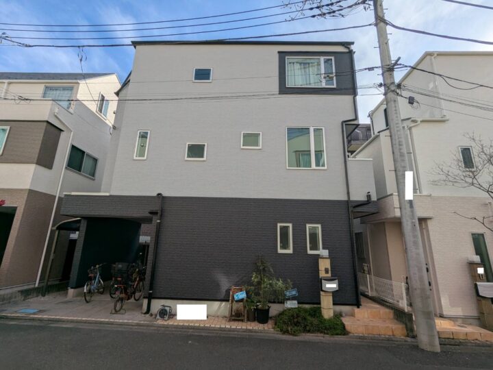 板橋区　S様邸　外壁塗装工事/ベランダ防水工事