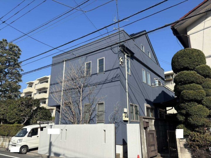 練馬区　A様邸　外壁塗装工事/ベランダ防水工事