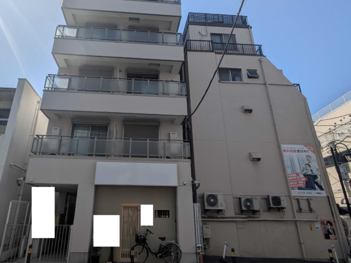 練馬区　アパート　外壁塗装工事