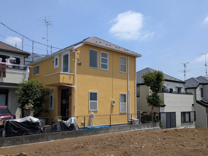 板橋区　T様邸　外壁塗装工事/屋根塗装工事/ベランダ防水工事