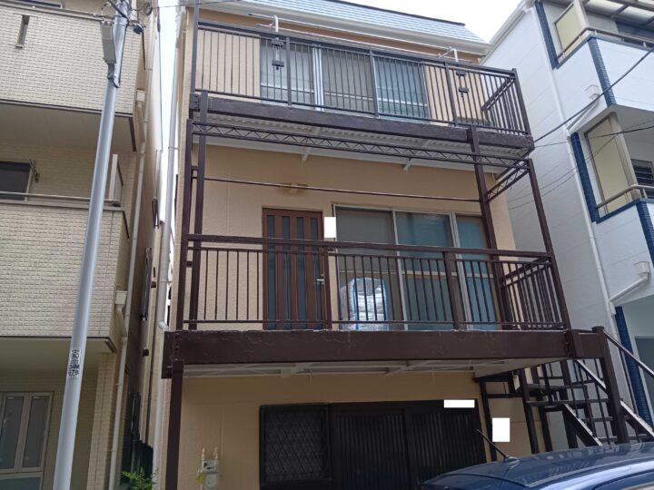 板橋区　T様邸　外壁塗装工事/屋根塗装工事/ベランダ防水工事
